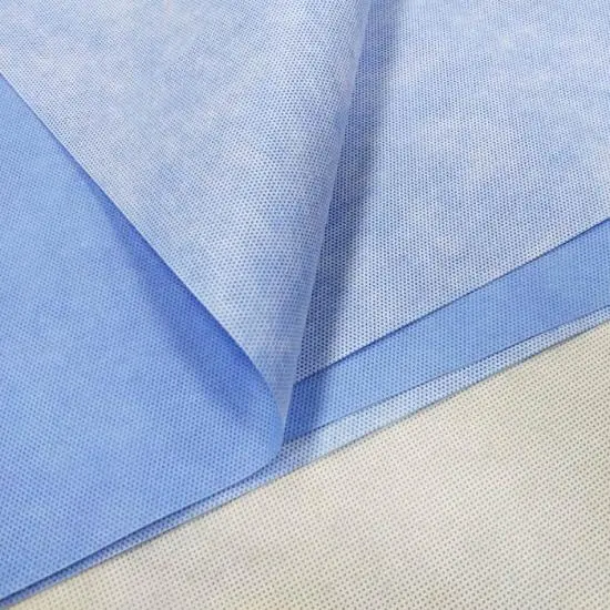 PP Spunbond SSS SMS Soft Nonwoven Fabric Textiles Medical Gowns Baby Adult Diapers