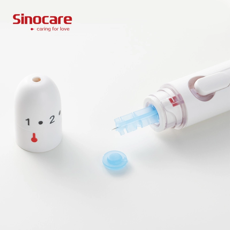 Sincoare Manufacturer Stainless Steel Blood Lancets Blood Glucose Lancet Twist Type Safety Blood Lancet