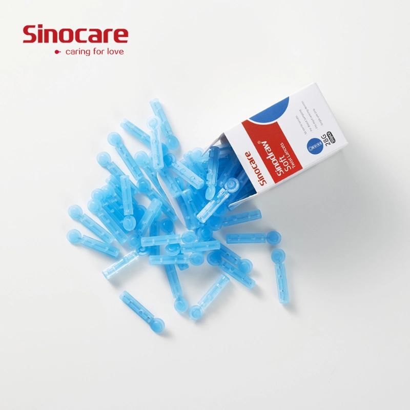 Sincoare Manufacturer Stainless Steel Blood Lancets Blood Glucose Lancet Twist Type Safety Blood Lancet