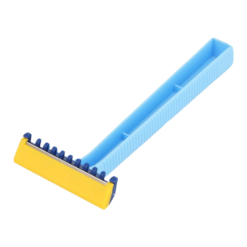 Hygiene Hard Plastic Handle Single Blade with Comb Medical Razor/ Surgical Razor/ Prepare Razor