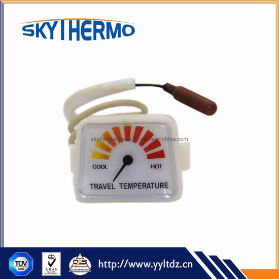 Kapillargehäuse Kunststoff-Kapillarthermometer mit PCV-beschichteter Kapillare