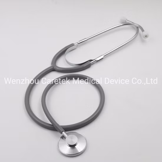 CE FDA Gute Qualität Stethoskop Einkopf Arzt Krankenschwester Bunte Röhre OEM Kundenspezifisches Stethoskop