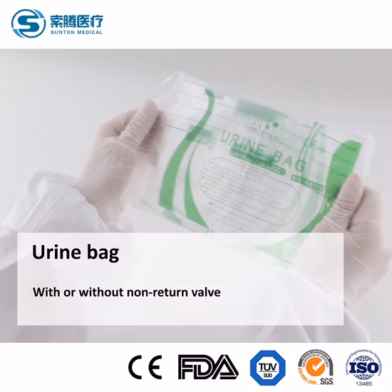 2000 ml Einweg-Urinbeutel für die Reise mit Cross Value Anti
