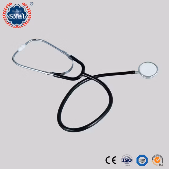 Wettbewerbsfähiger Preis Professionelles Einzel-Doppelkopf-Stethoskop aus eloxiertem Aluminium mit Anti