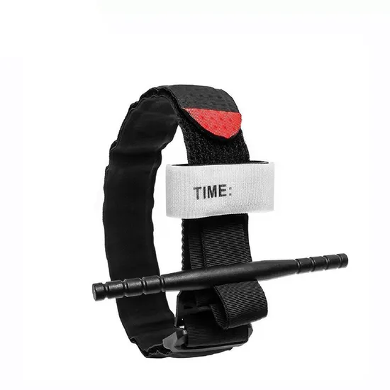 Medizinische Kampfanwendung (CAT) mit manuellem, einhändigem Tourniquet